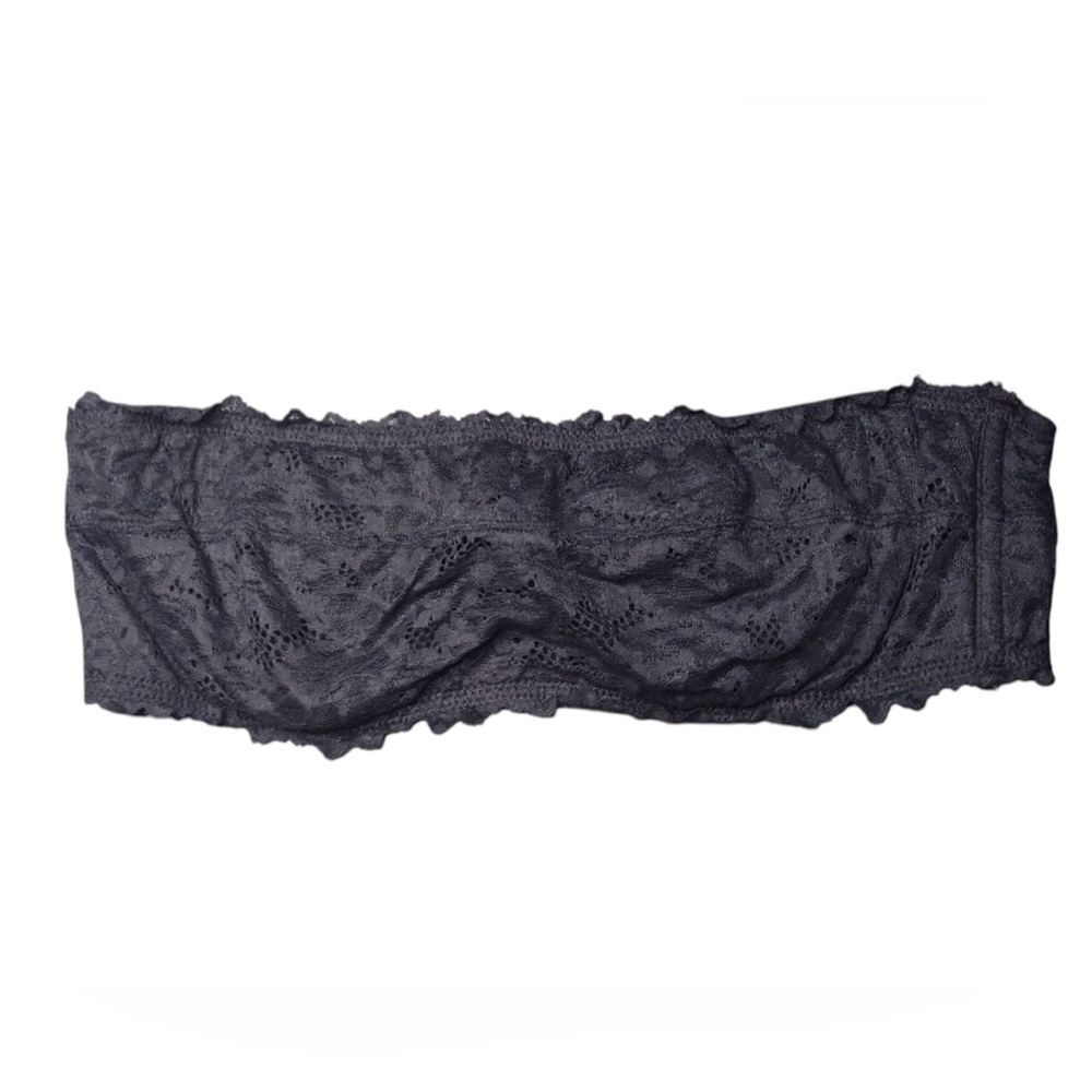Aerie Black Lace Strapless Bra/Bandeau